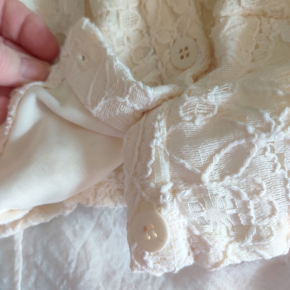 Pac Sun L.A.‎ Hearts crop lace bra style top creme - Picture 5 of 8